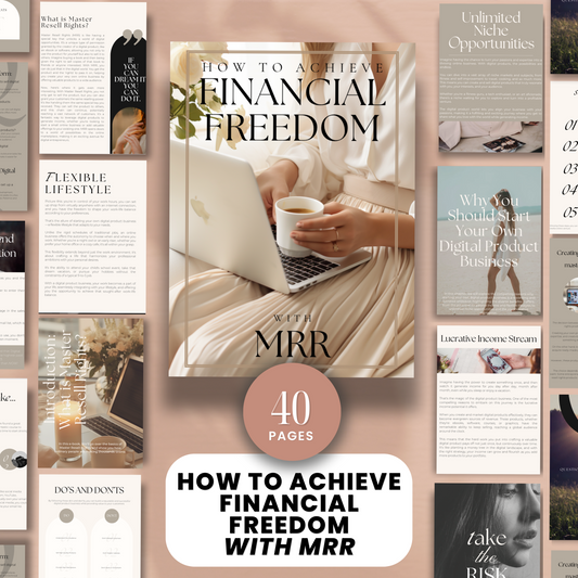 Financial Freedom with MRR 40 Page Guide